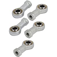 sourcing map Contera de rosca hembra M10 45# Acero giratorio Junta de rótula Rodamiento 5pcs